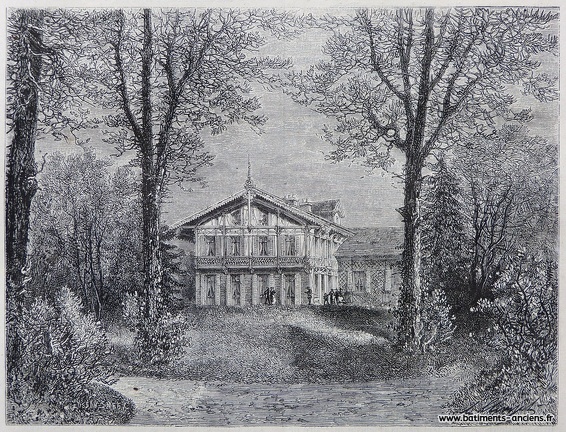 Chalet du bois de Boulogne où est mort Lamartine