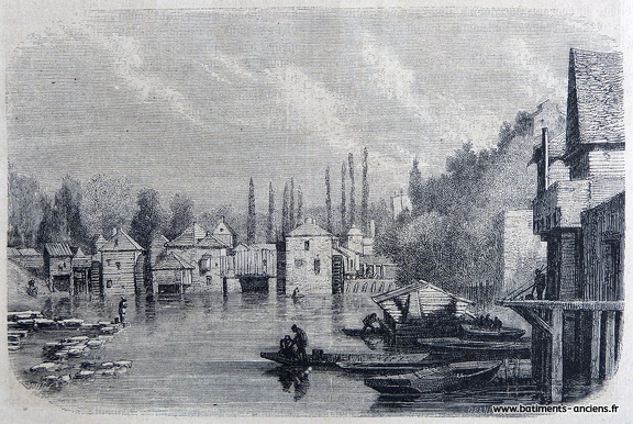 Le quartier des tanneurs au Mans
