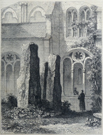 Vestiges romains dans le cloître de la cathédrale de Trêves