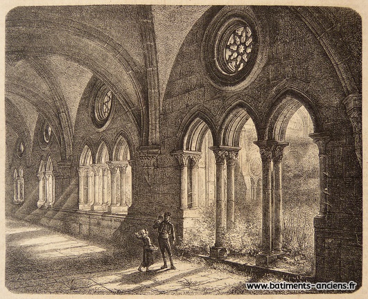 Le cloître du roi Diniz au couvent d'Alcobaça