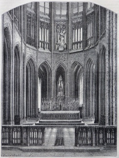 Chœur de l'église du Mont-Saint-Michel