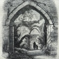 Ruine de l'église Toussaint à Angers