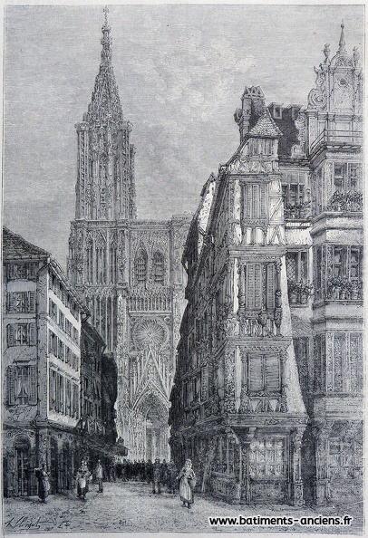 La rue des Merciers à Strasbourg