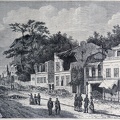 Une rue en ruines à Auteuil en 1871