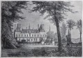 Gravure : Le château de Rosny