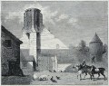 Gravure : Prieuré de Haute-Bruyère