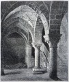 Gravure : Salle inférieure du Mont-Saint-Michel