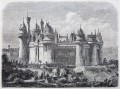 Gravure : Le château de Pierrefonds