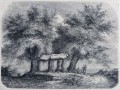 Gravure : Le dolmen de Draguignan