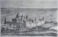 Gravure : Palais de l'Escurial
