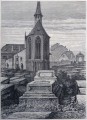 Gravure : Le tombeau d'Albrecht Dürer à Nuremberg