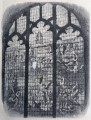 Gravure : Vitrail de la chapelle de Magdalen College